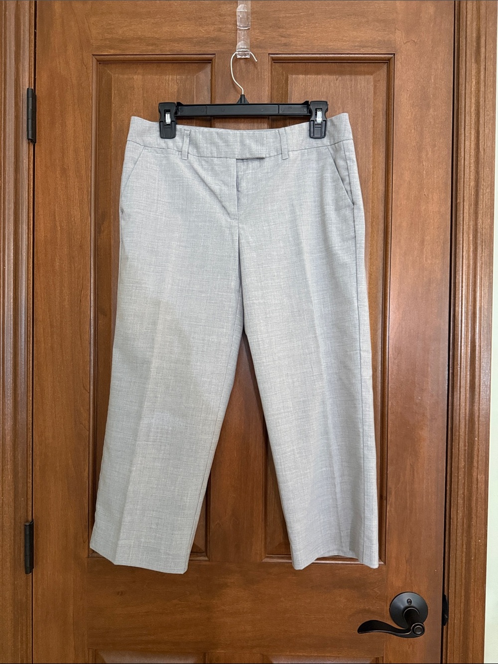 Daisy Fuentes Light Gray Capris - Tailored Office Style